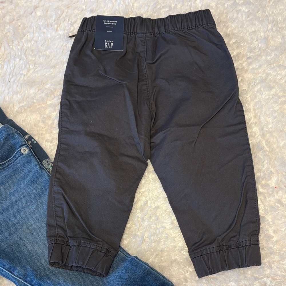 Gap Baby Joggers and Jean Set of 3 Pants 12-18M - Picture 10 of 11
